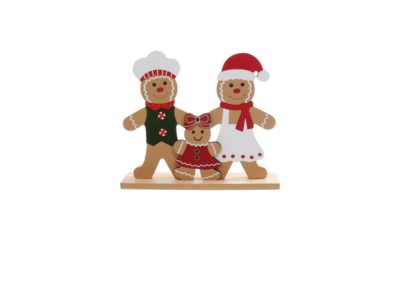 Gingerbread Man Family Table Decoration