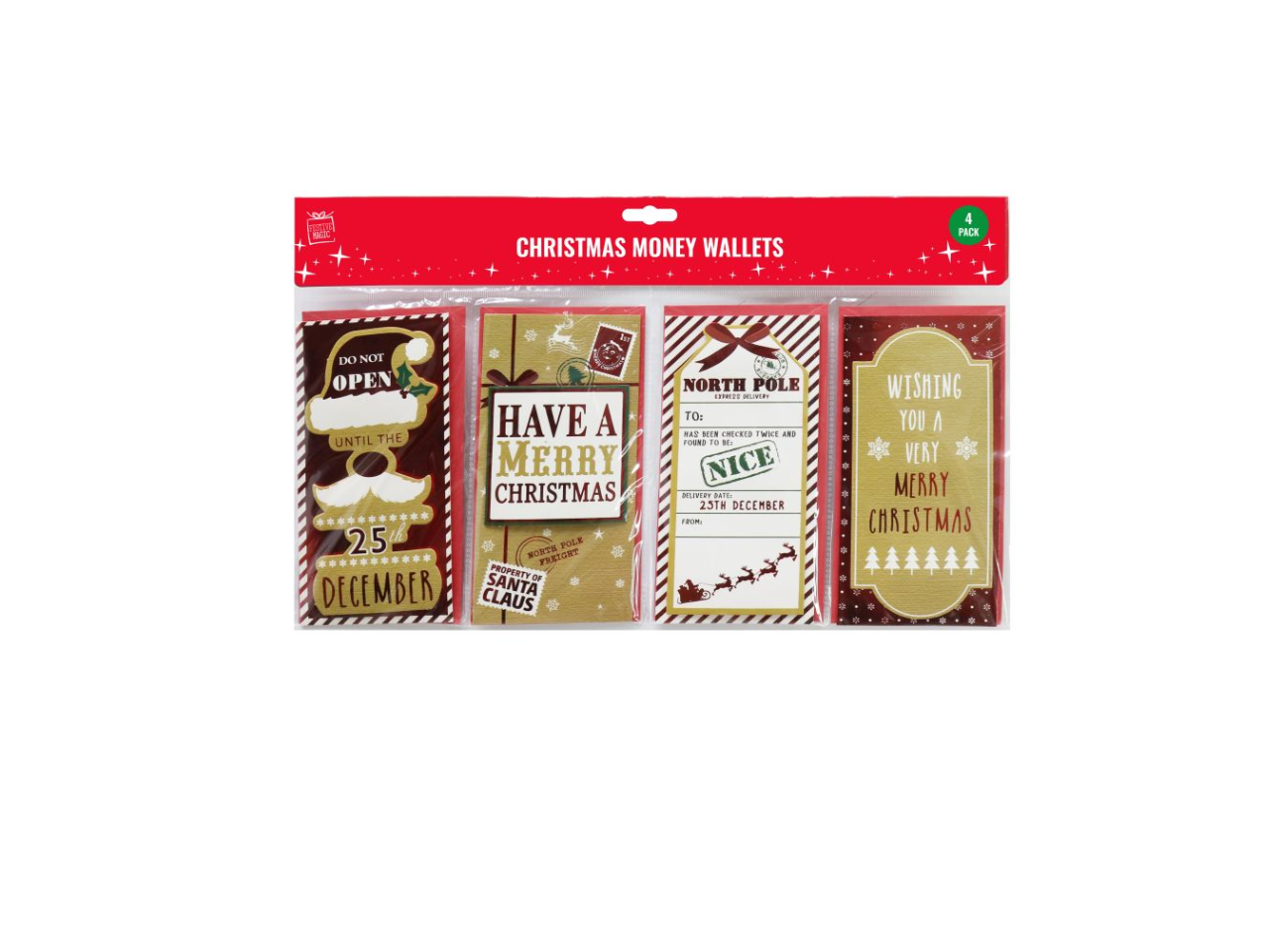 Money/Gift Card Wallet | Pack of 4