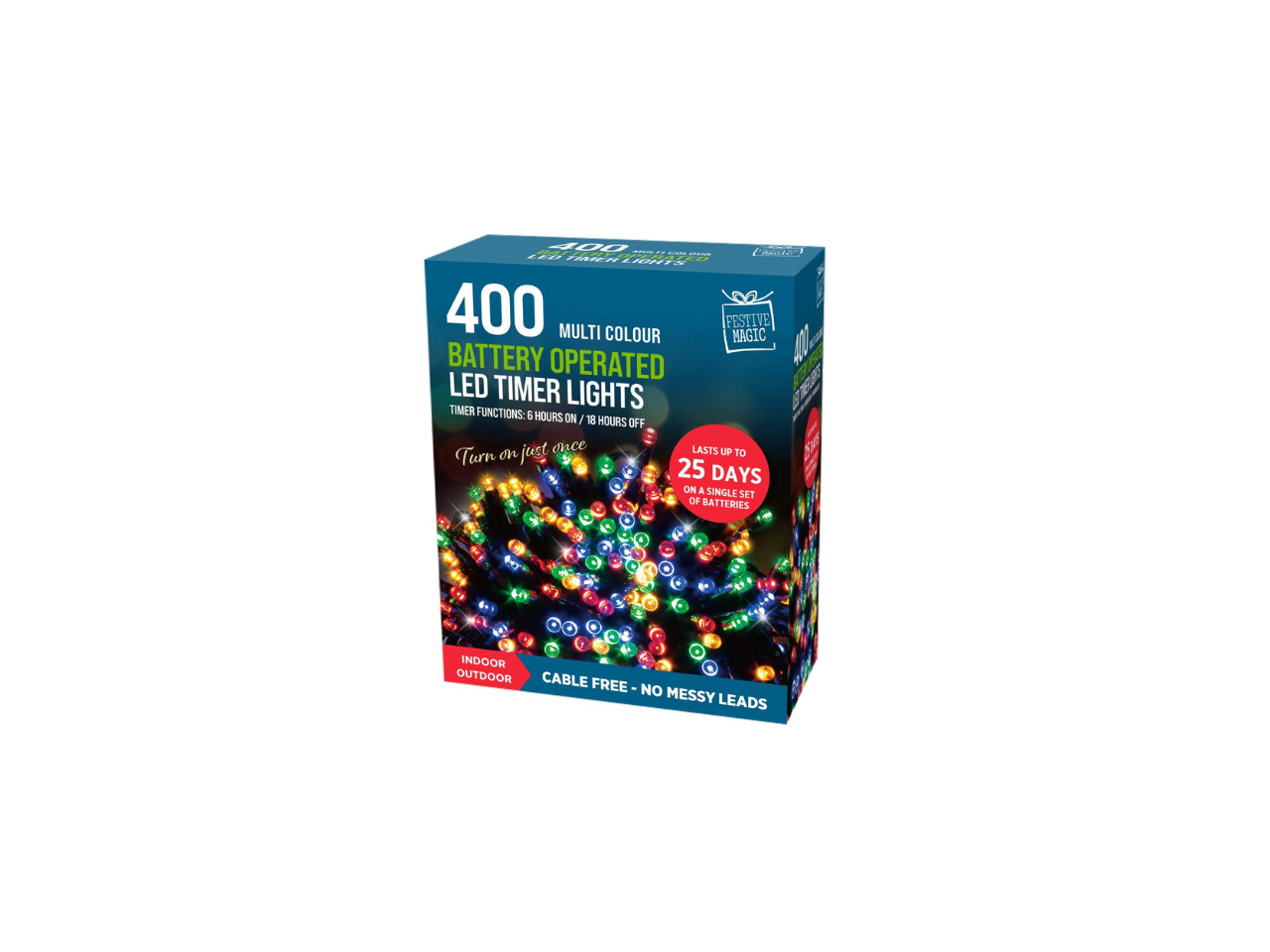 400 Multicolour Timer Lights | LED