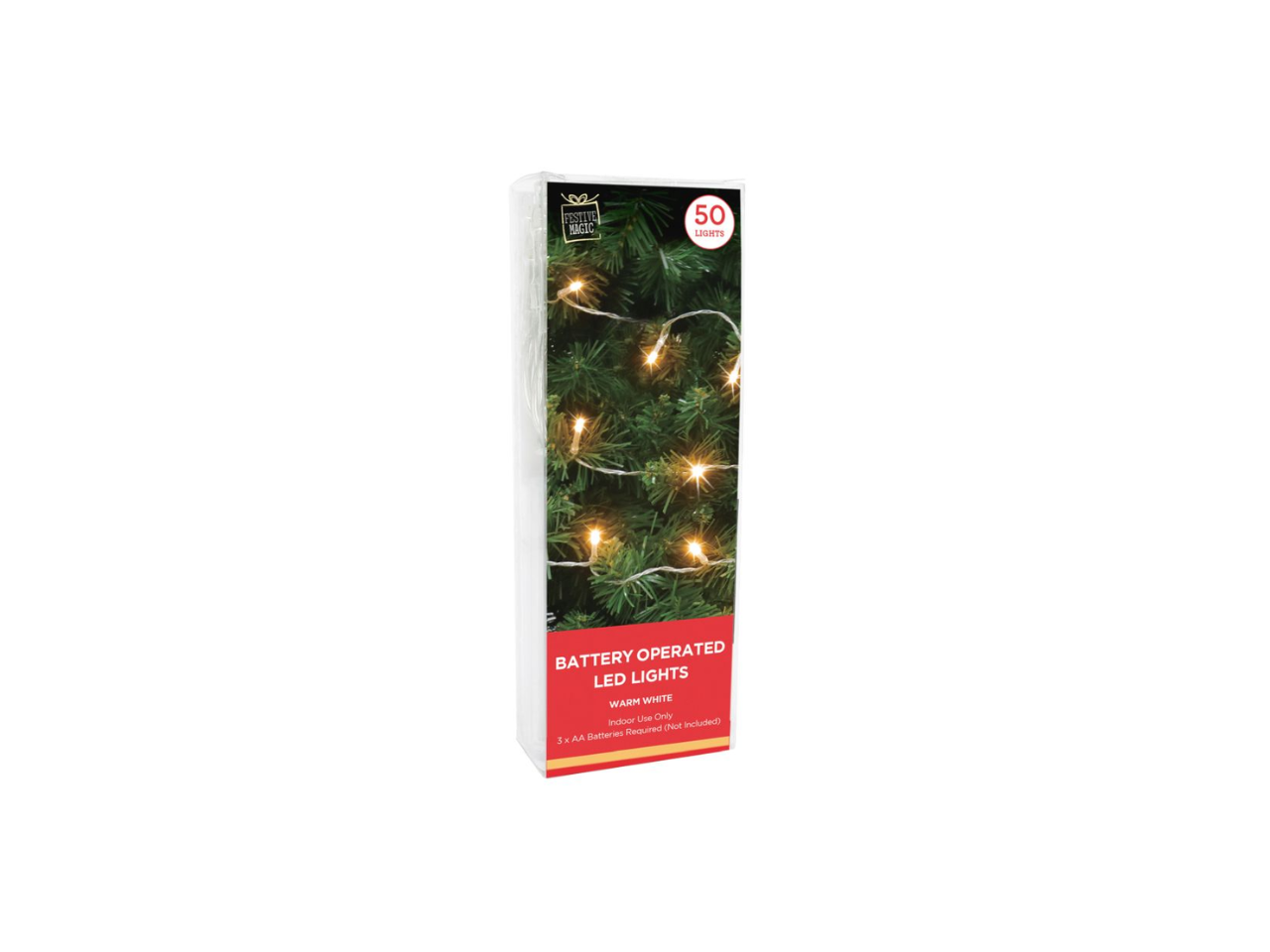 50 Warm White String Lights | LED