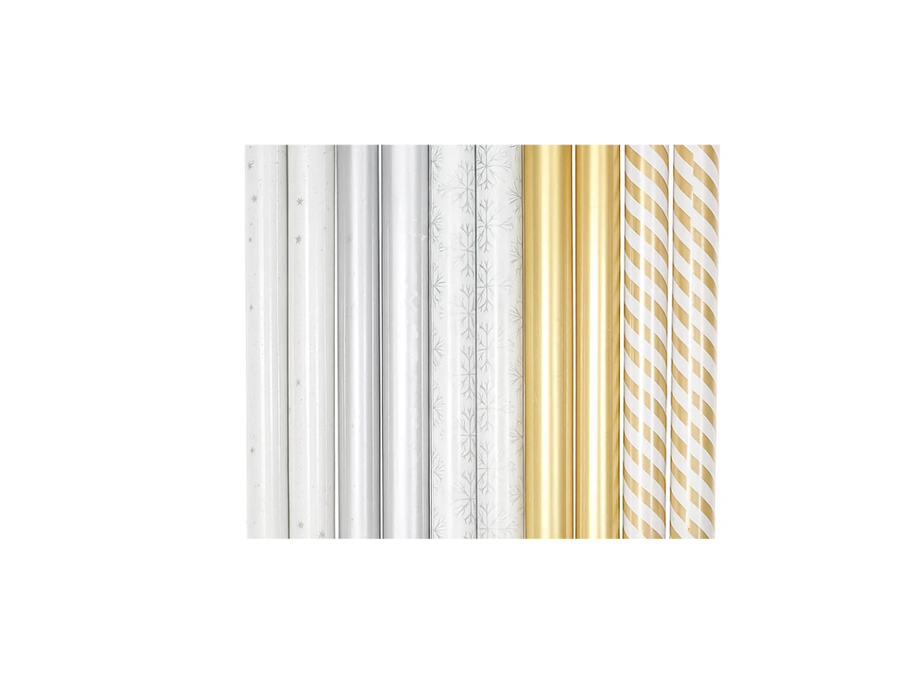 Gold & Silver Wrapping Paper | 2MX70CM