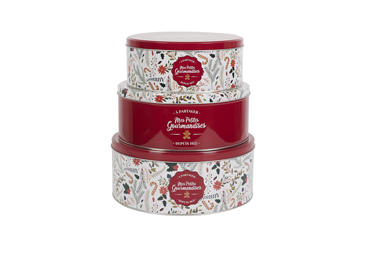 Christmas Metal Box | Set of  3