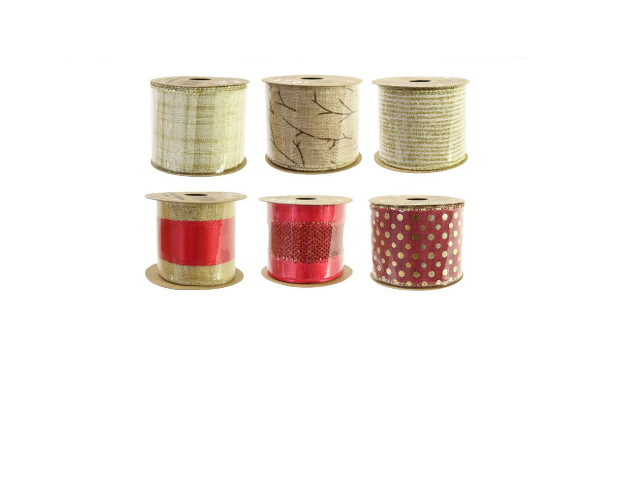 Assorted Christmas Ribbon  | 63mm x 2.7m