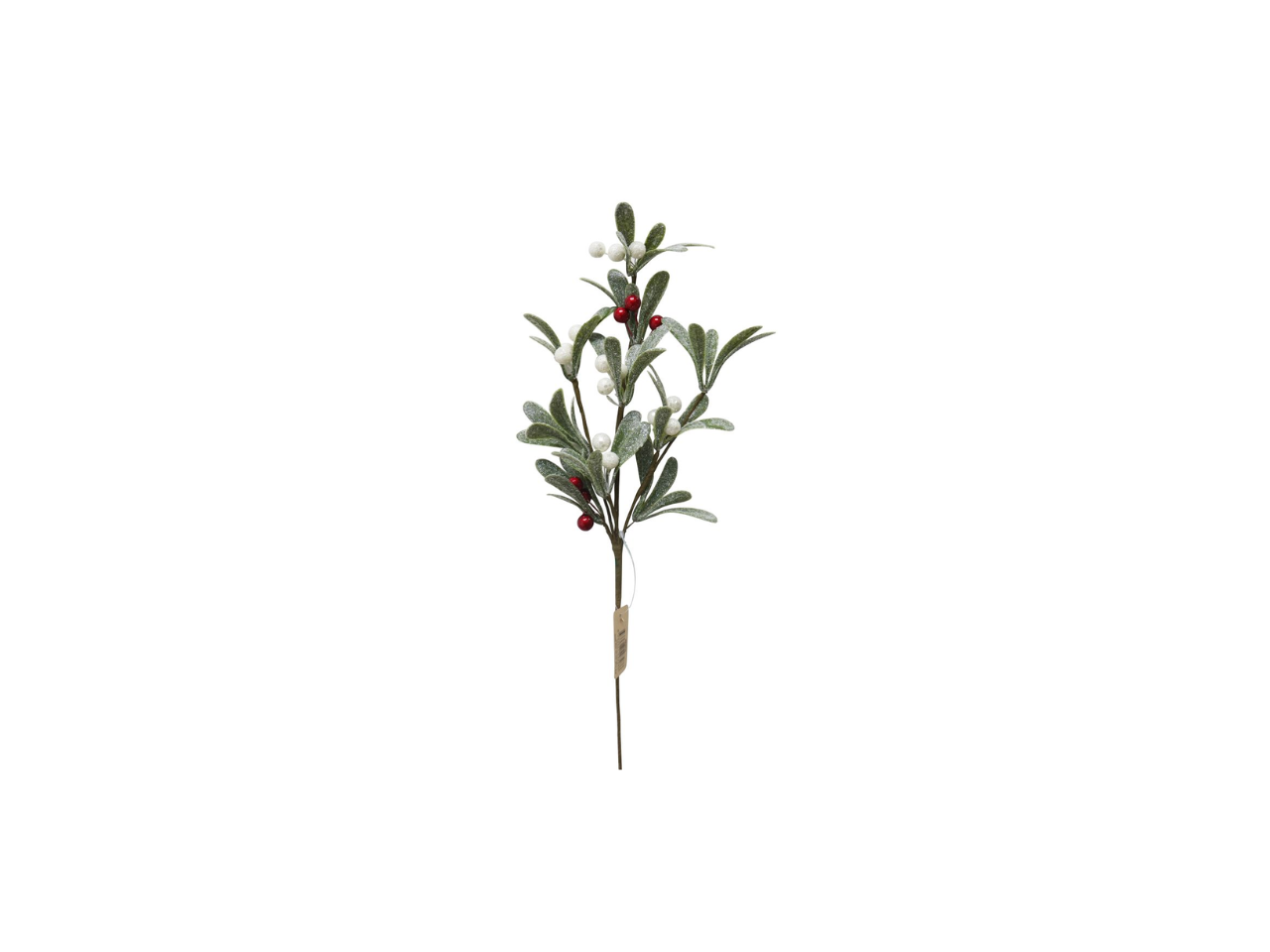 Glitter Mistletoe Spray |  44cm