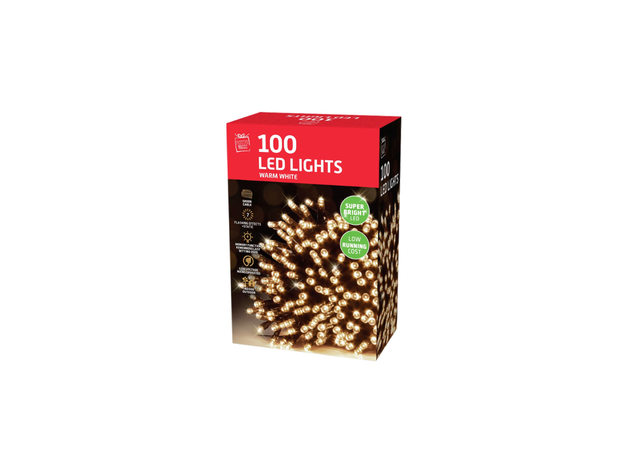 LED Lights 100  |  Warm White