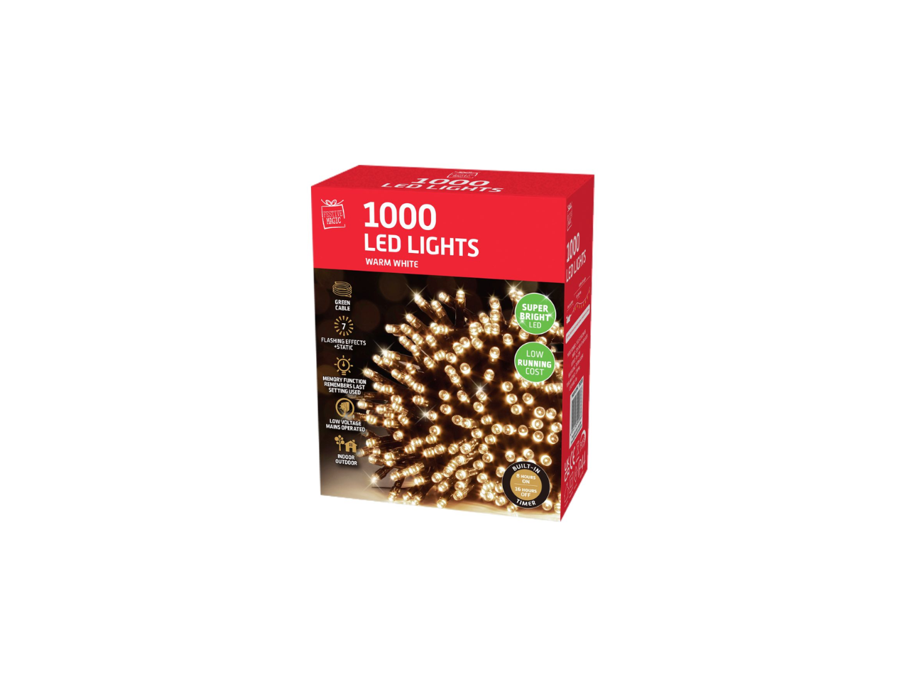 LED Lights 1000 | Warm White