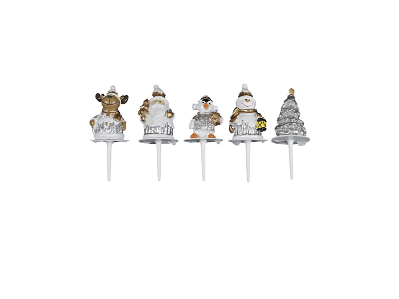 Christmas Cake Decorations | Pack of 5