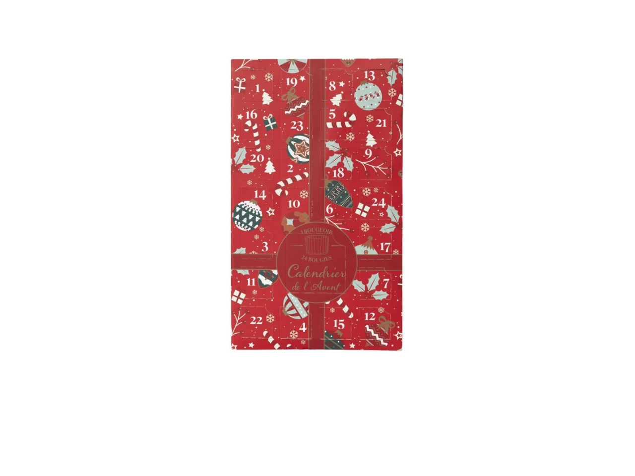 Advent Calendar with 24 Scented Candles