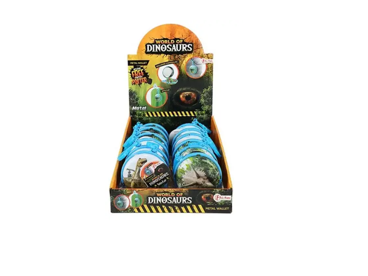 World of Dinosaurs Keychain Wallet  | 8CM