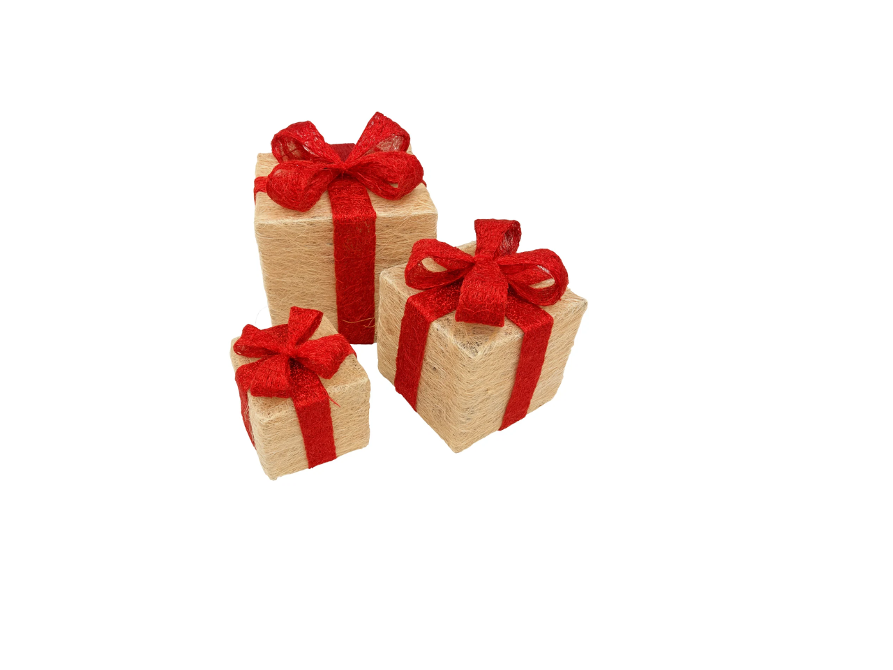 Light up Christmas Decorative Boxes | Set of 3