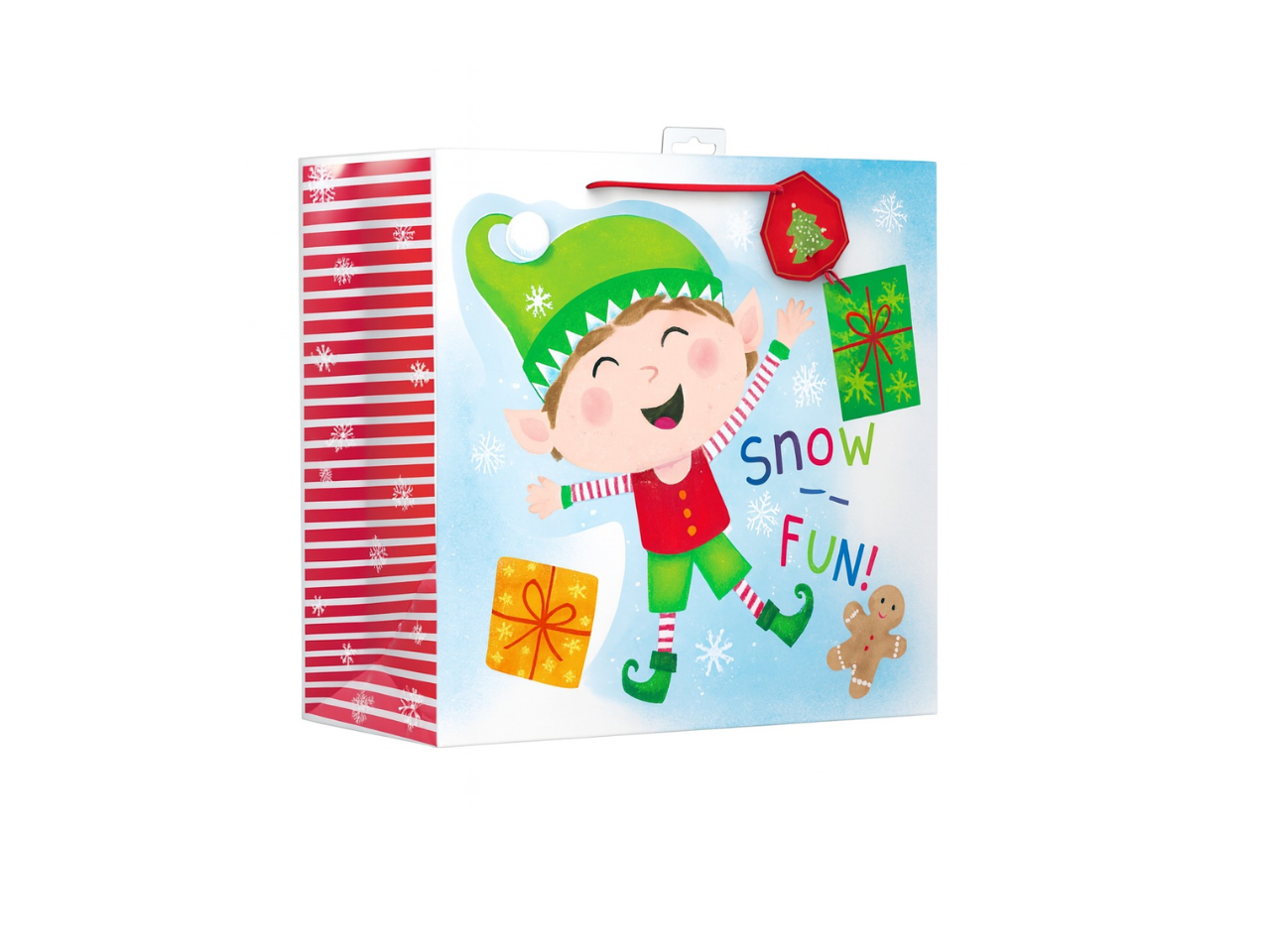 Elf Scene Giant Gift Bag