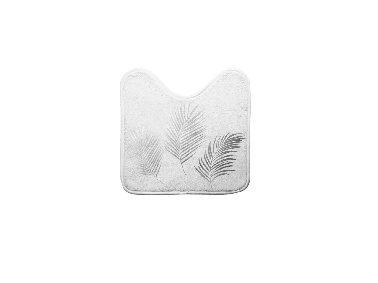 Silver Leaf Toilet Mat | 45 x 45cm