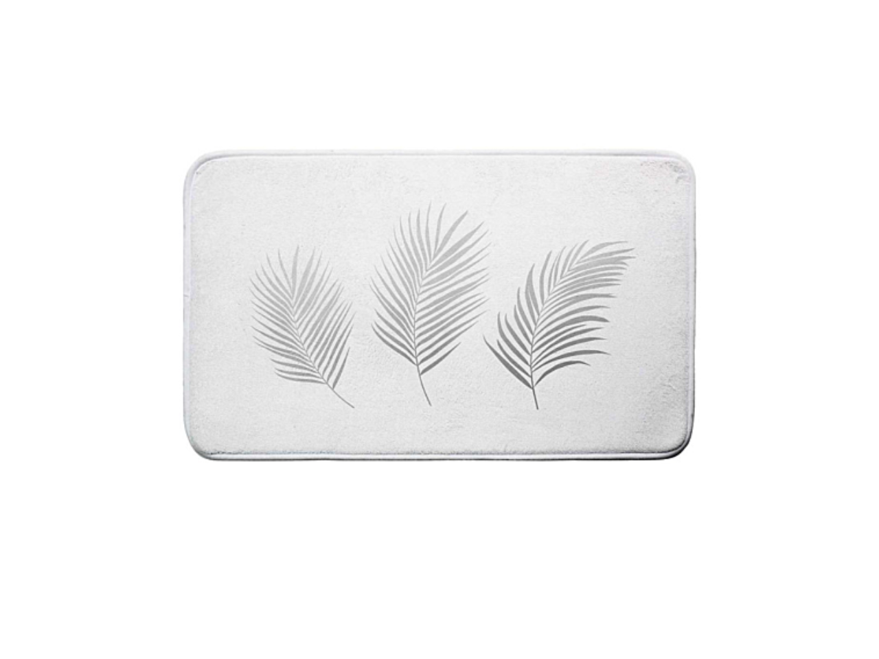 White Orbella  Bath Mat | 45 x 75cm