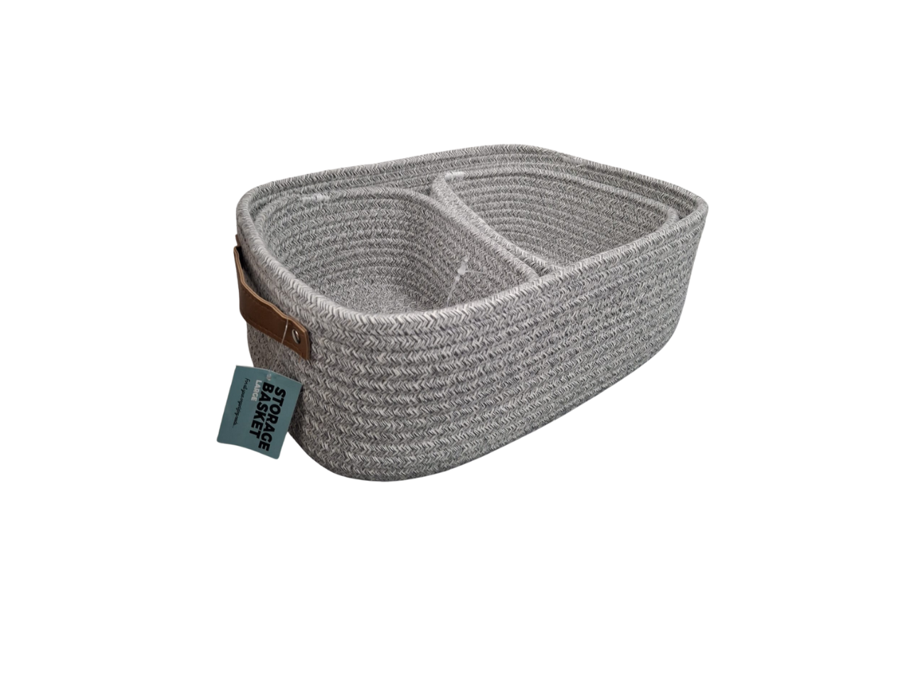 Storage Basket  White & Grey | Set of 3