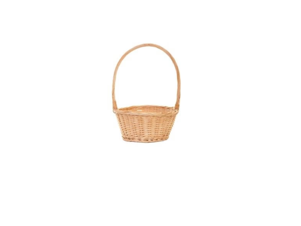 Round Basket With Handle |  Small