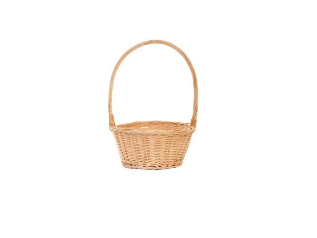 Round Basket With Handle | Large