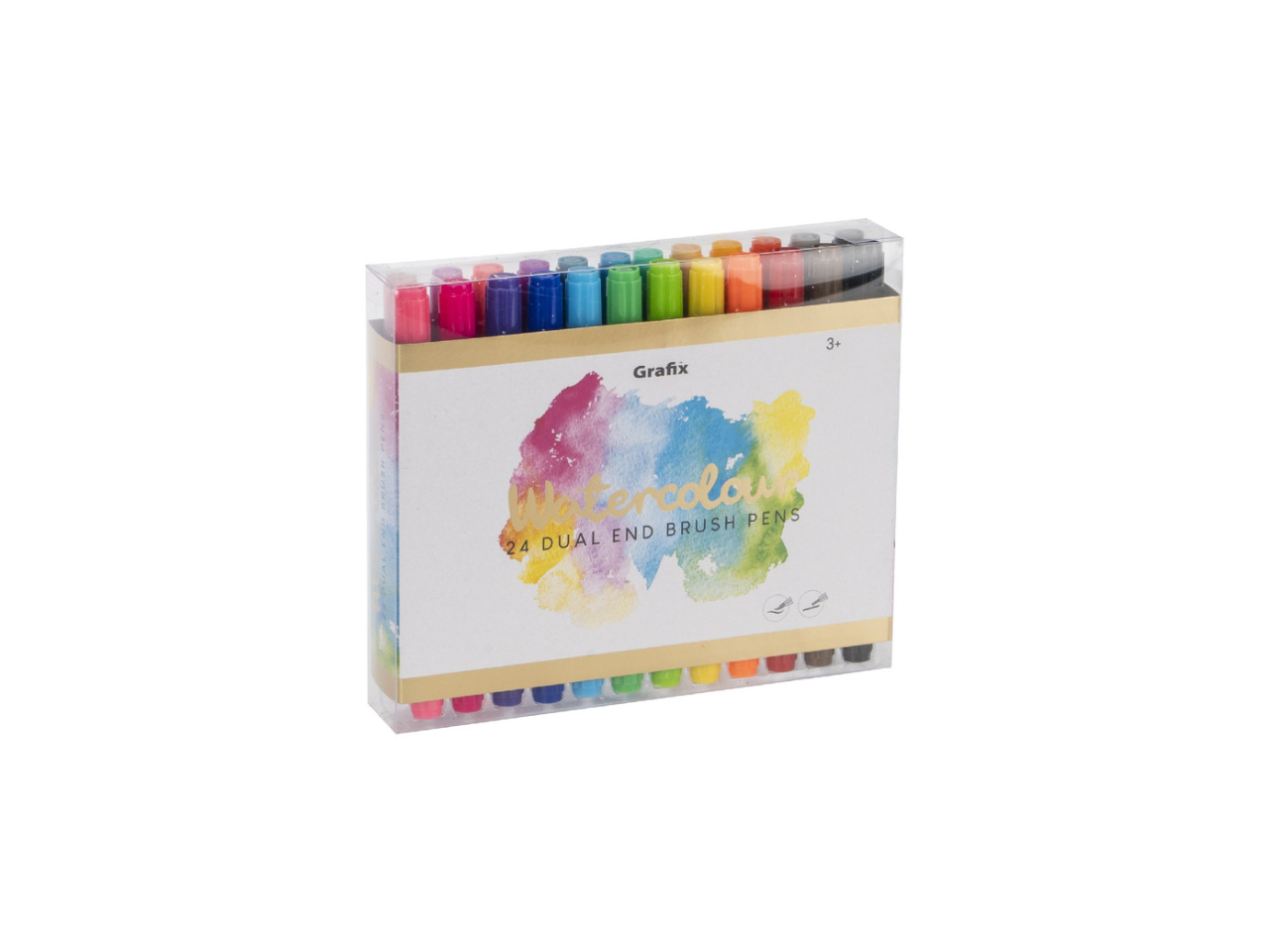 Watercolour Brush Pens |  Pack of 24