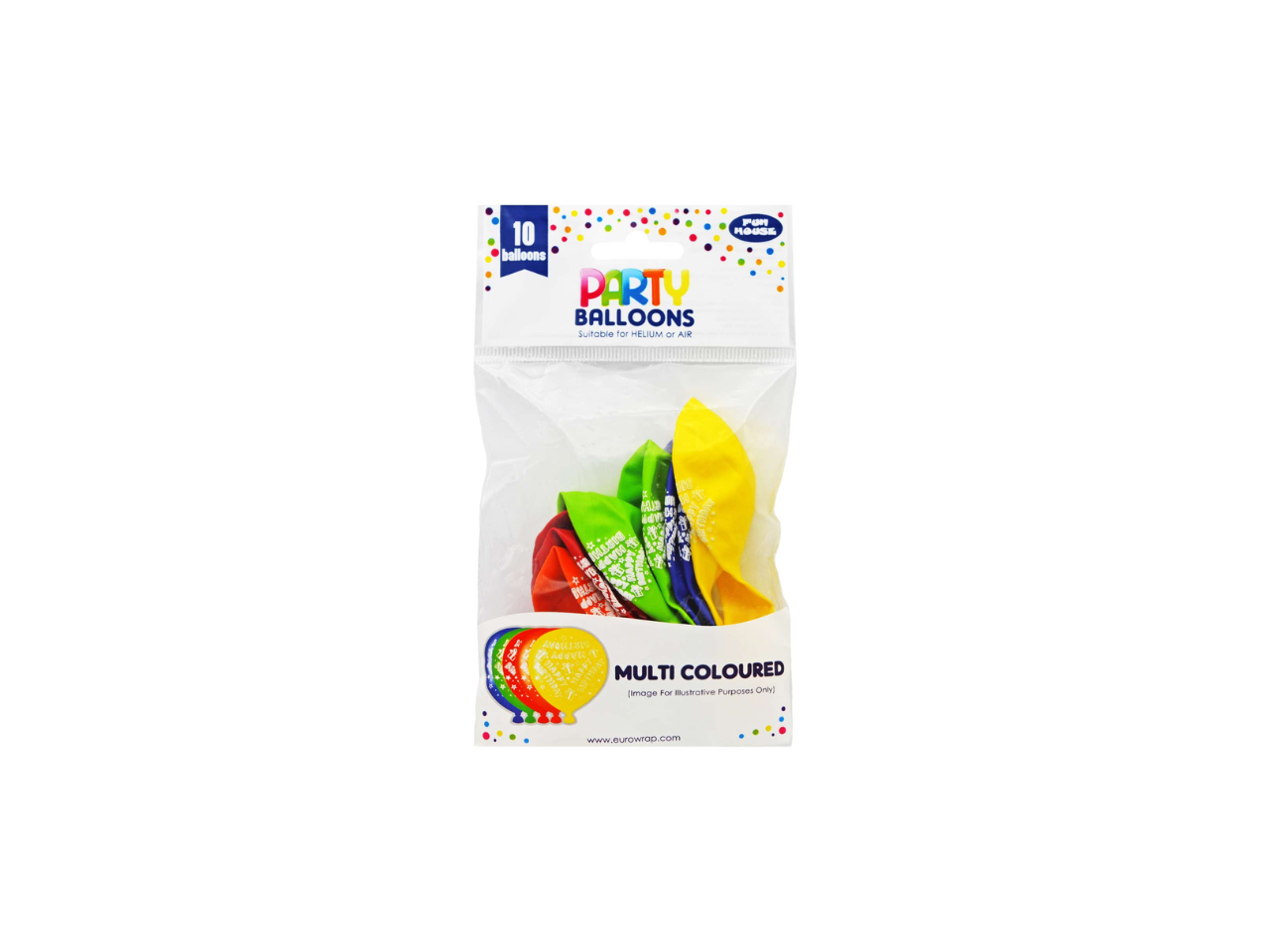 Happy Birthday Multicoloured  Balloons  | 10Pcs