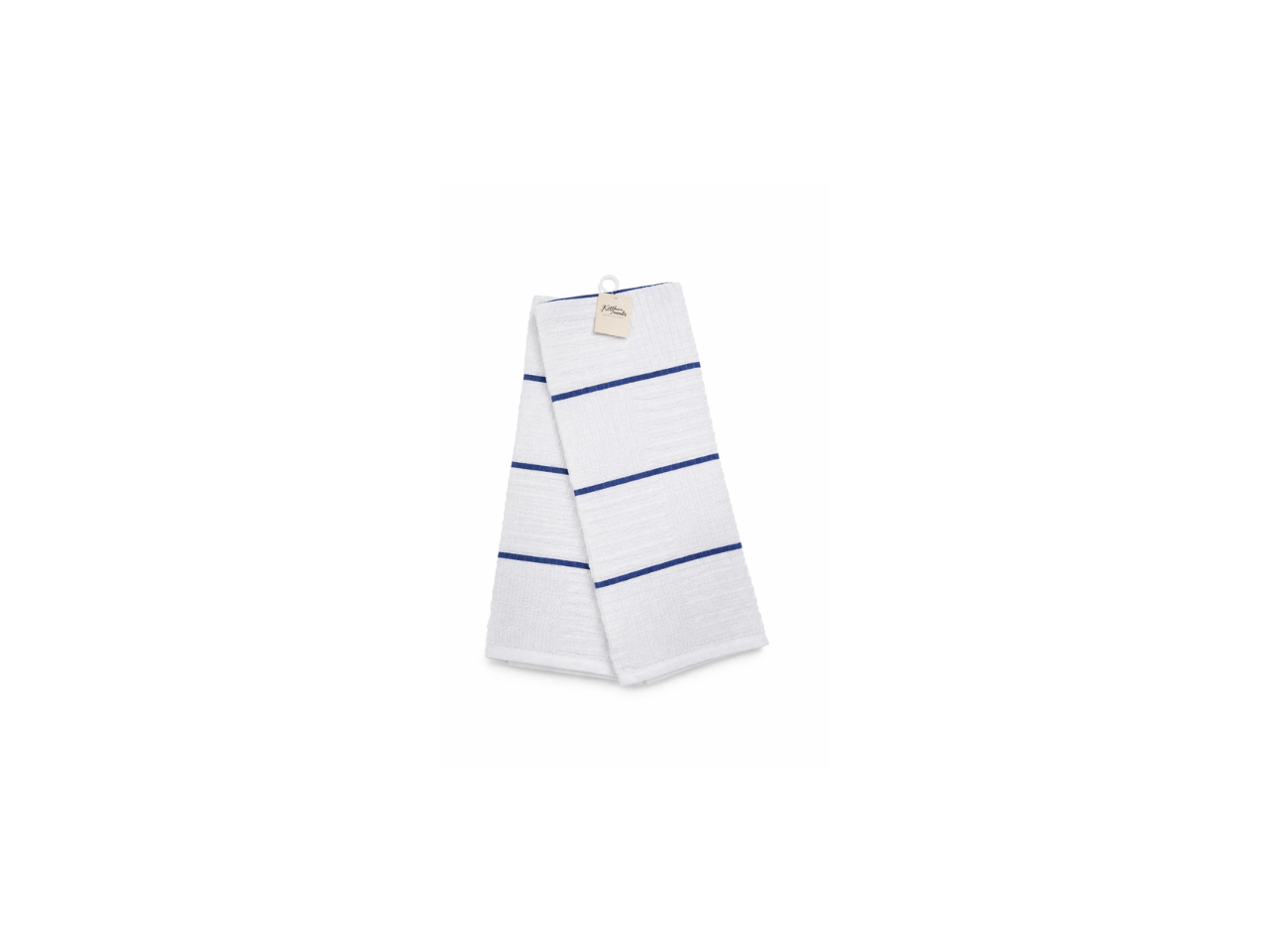 Kitchen Towel  White & Blue | Set of 2
