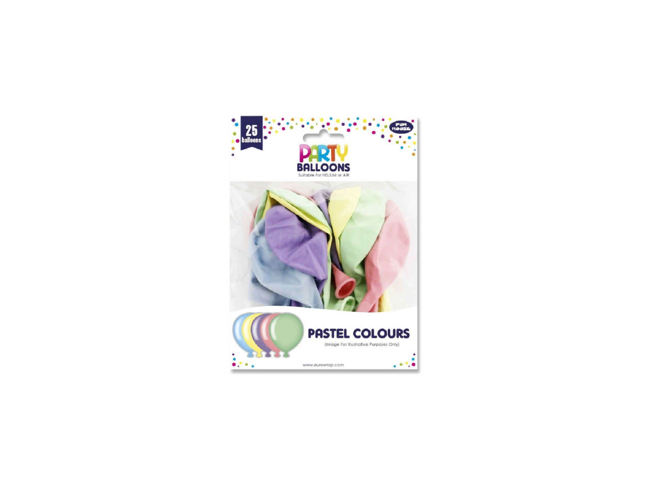 Pastel Colours Balloons | 50 Pcs