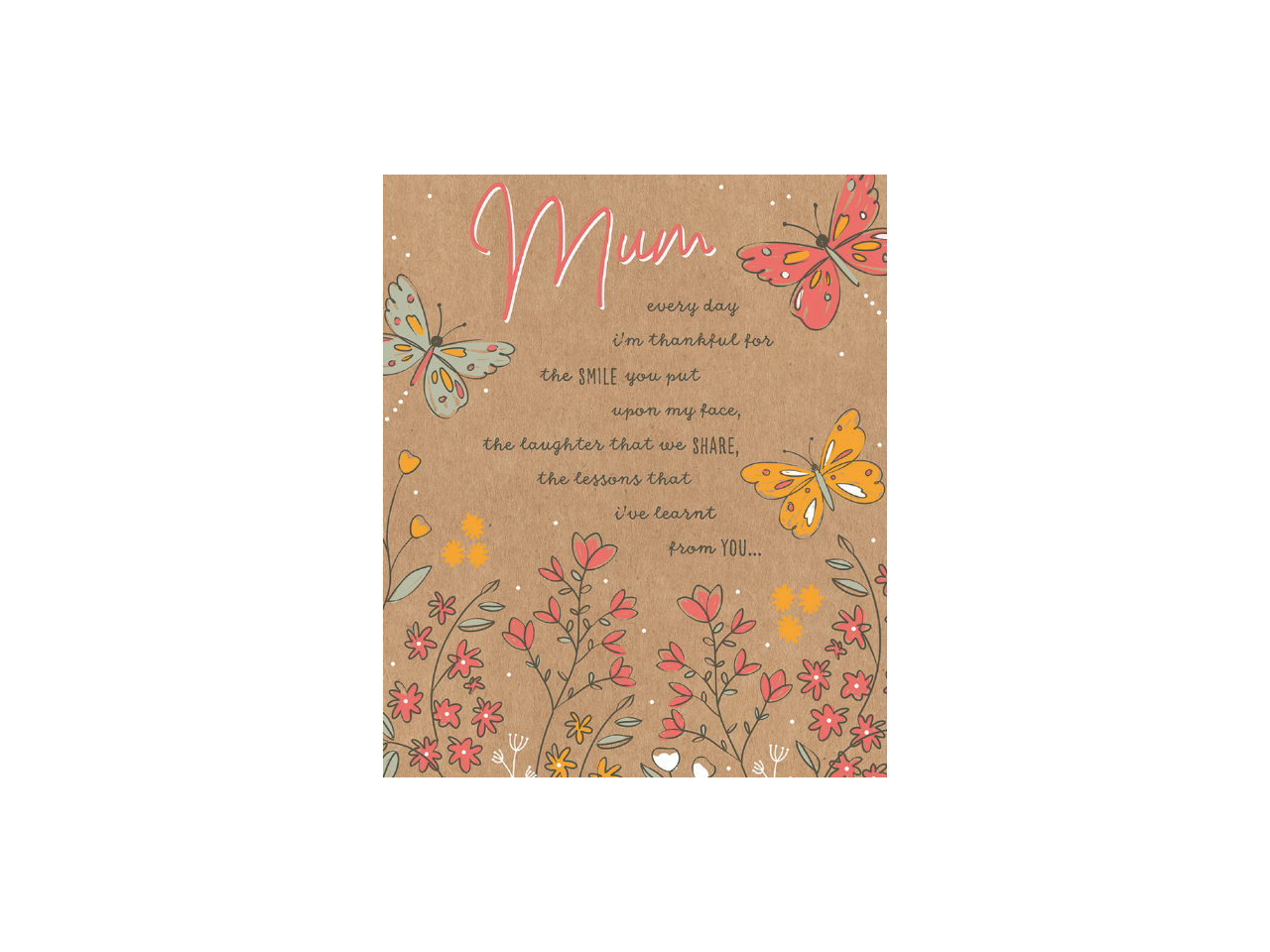 Thankful for Mum Card | Eco