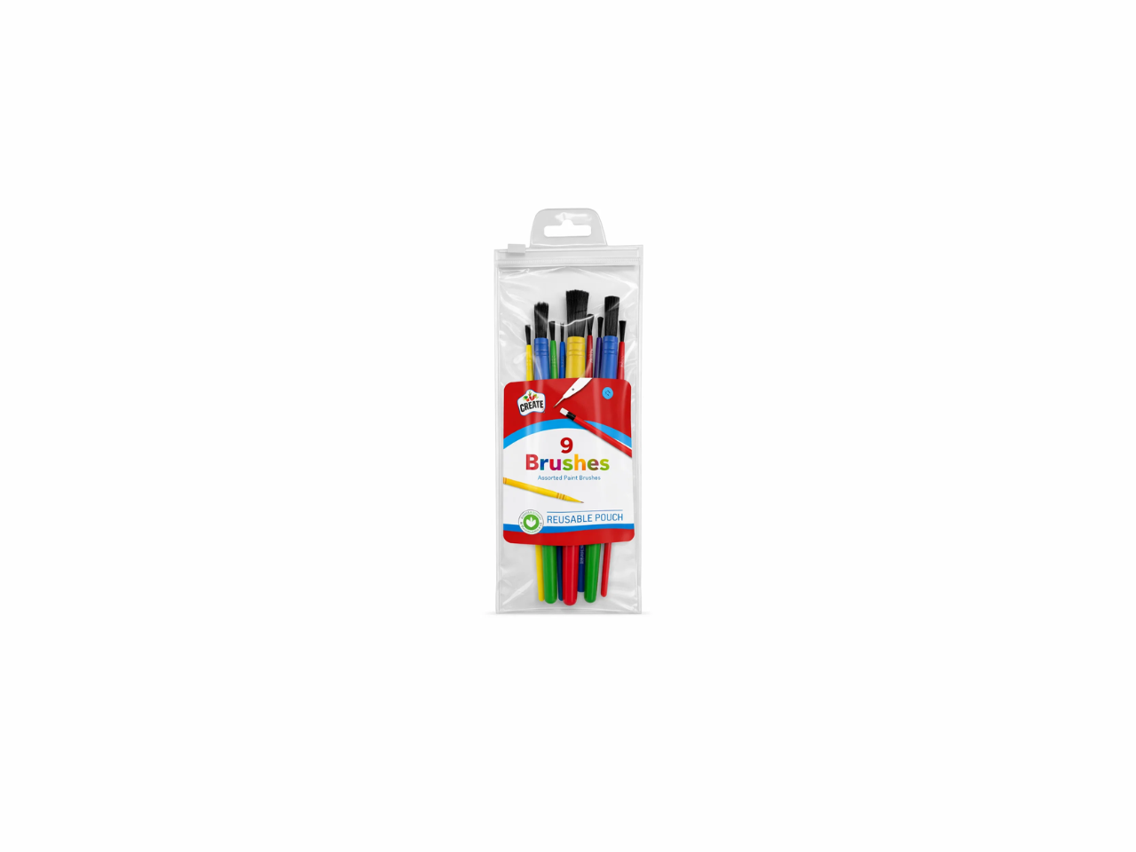 Painting Brushes  | 9 Assorted Pcs