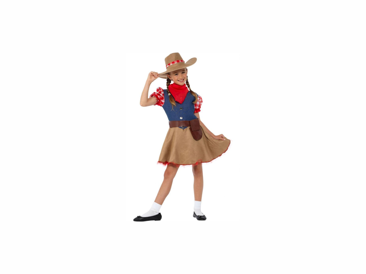 Carnival Girls Rodeo Girl Fancy Dress Costume
