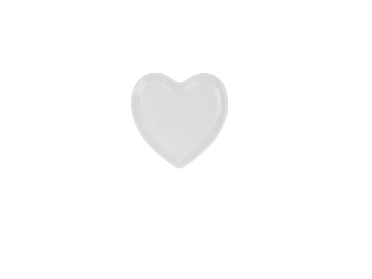 Ceramic Heart Plate