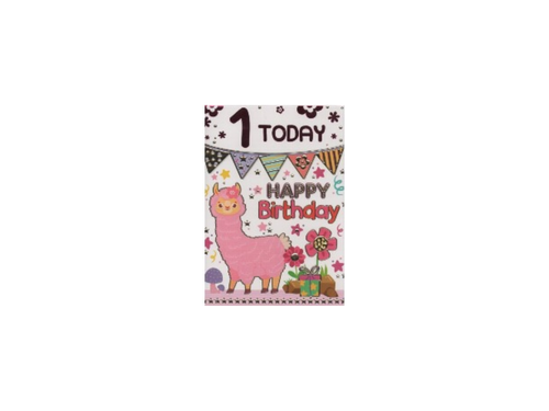 1 Today Happy Birthday Card