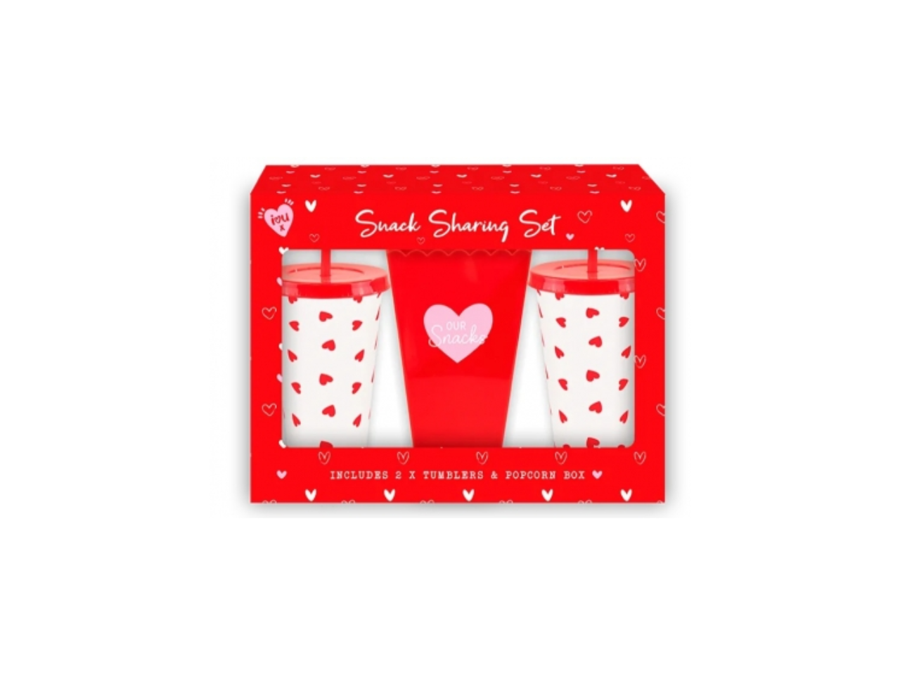 Valentine's Snack Sharing Set | 3PCS