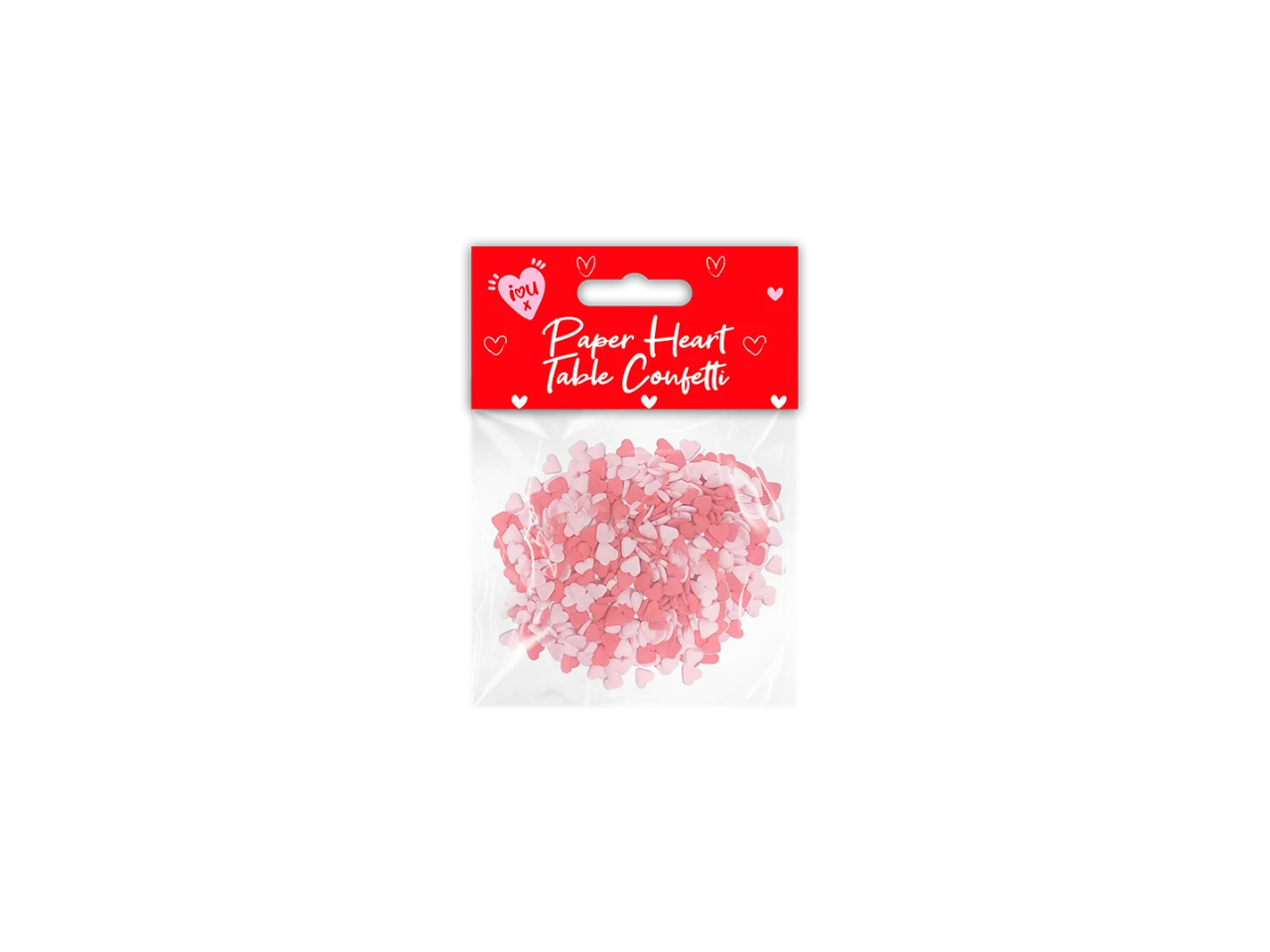 Valentine's Paper Heart Table Confetti | 240Pcs