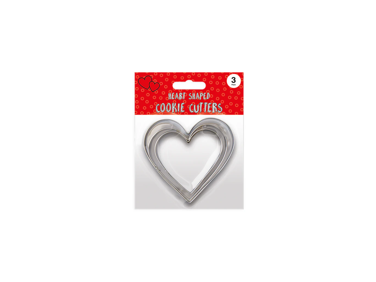Heart Shape Cookie Cutters | Pack of 3