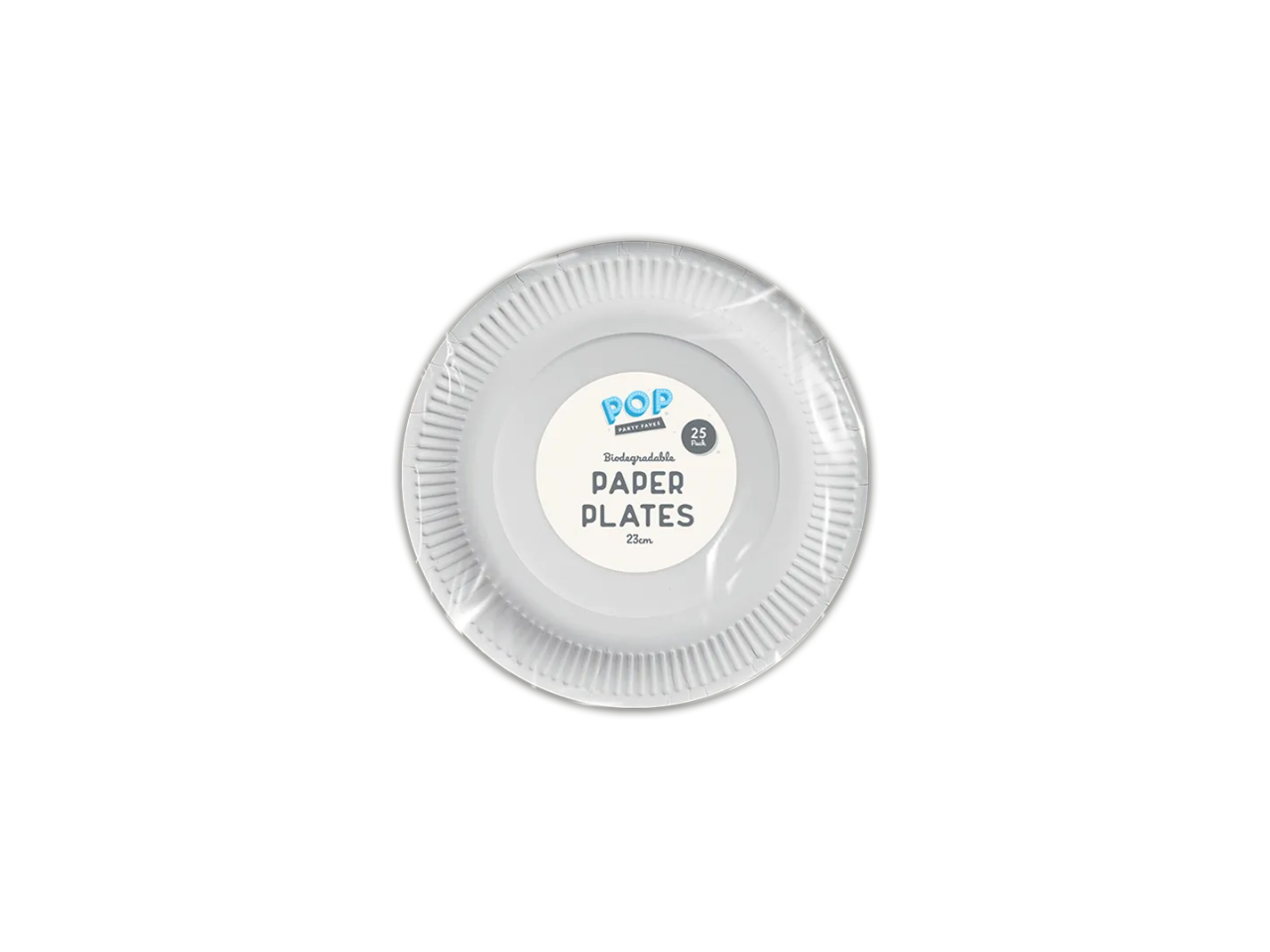 White Paper Plates 23CM | Pack of 25