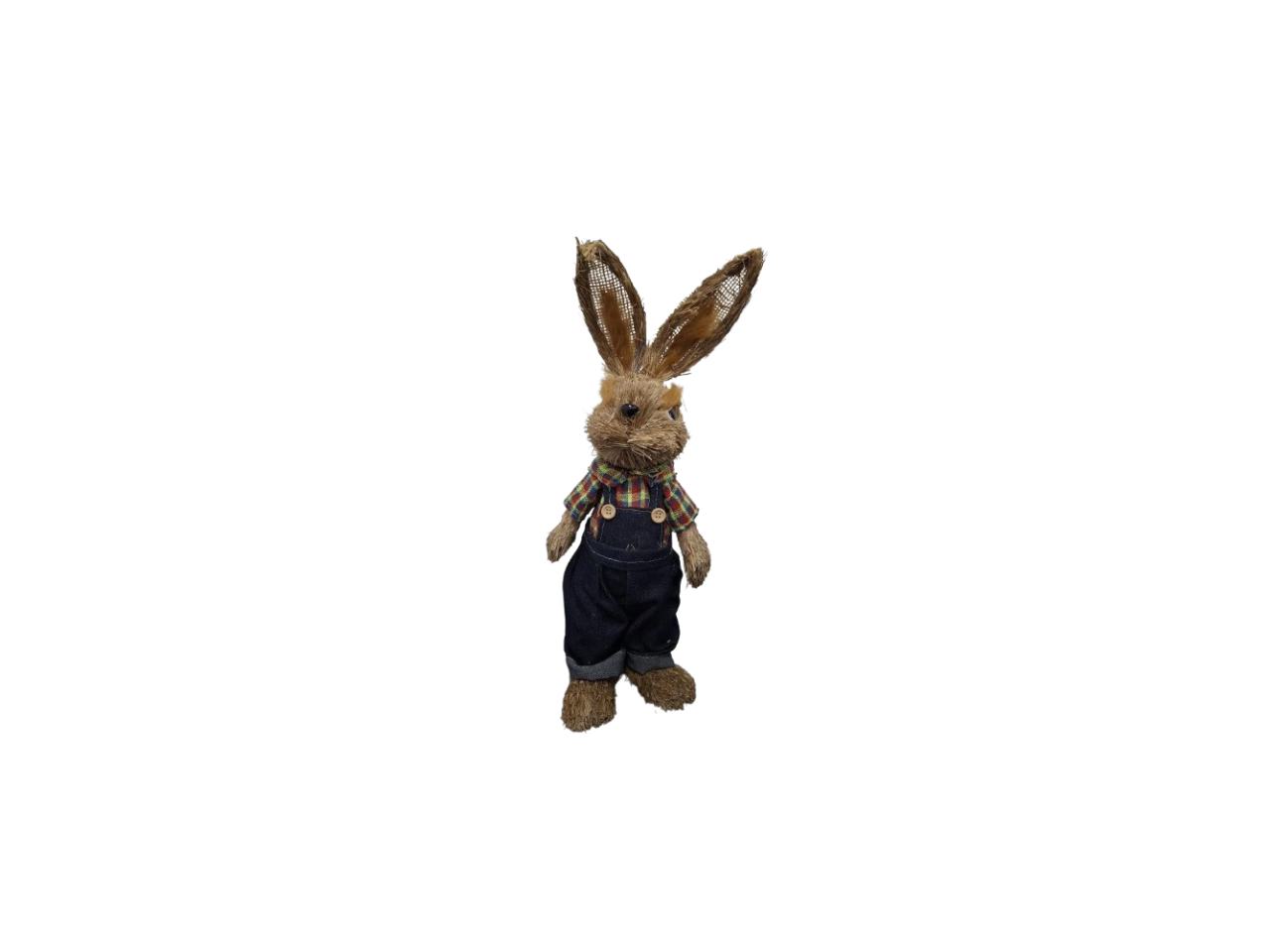 Easter Boy Rabbit In Dungaree