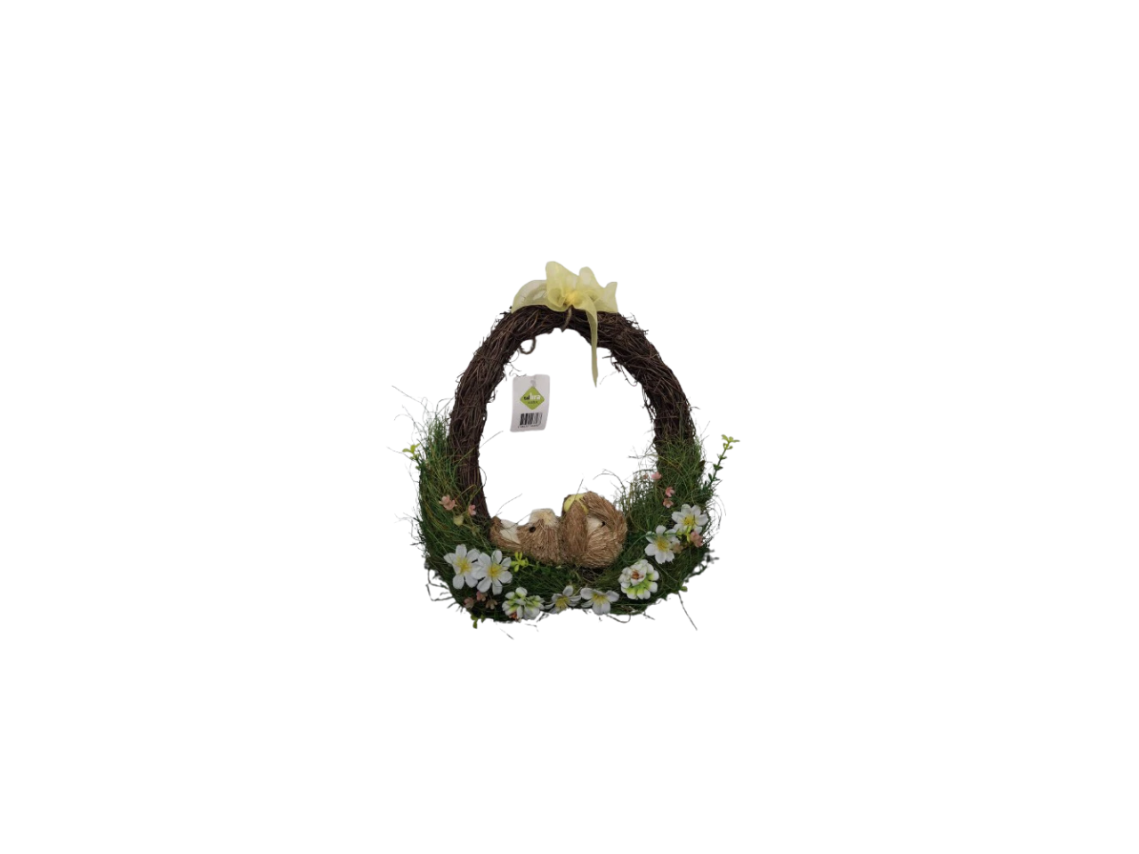 Easter Wreath with Bunny
