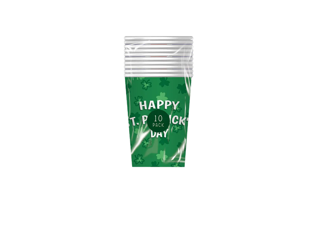 St. Patrick's Day Paper Cups  250ML Assorted Pack  of 12