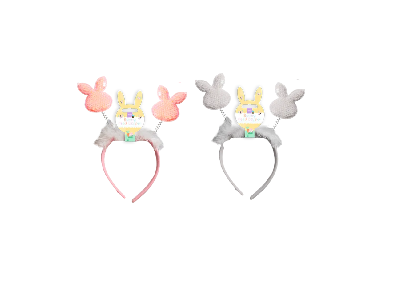 Easter Sequin Bunny Head Boppers