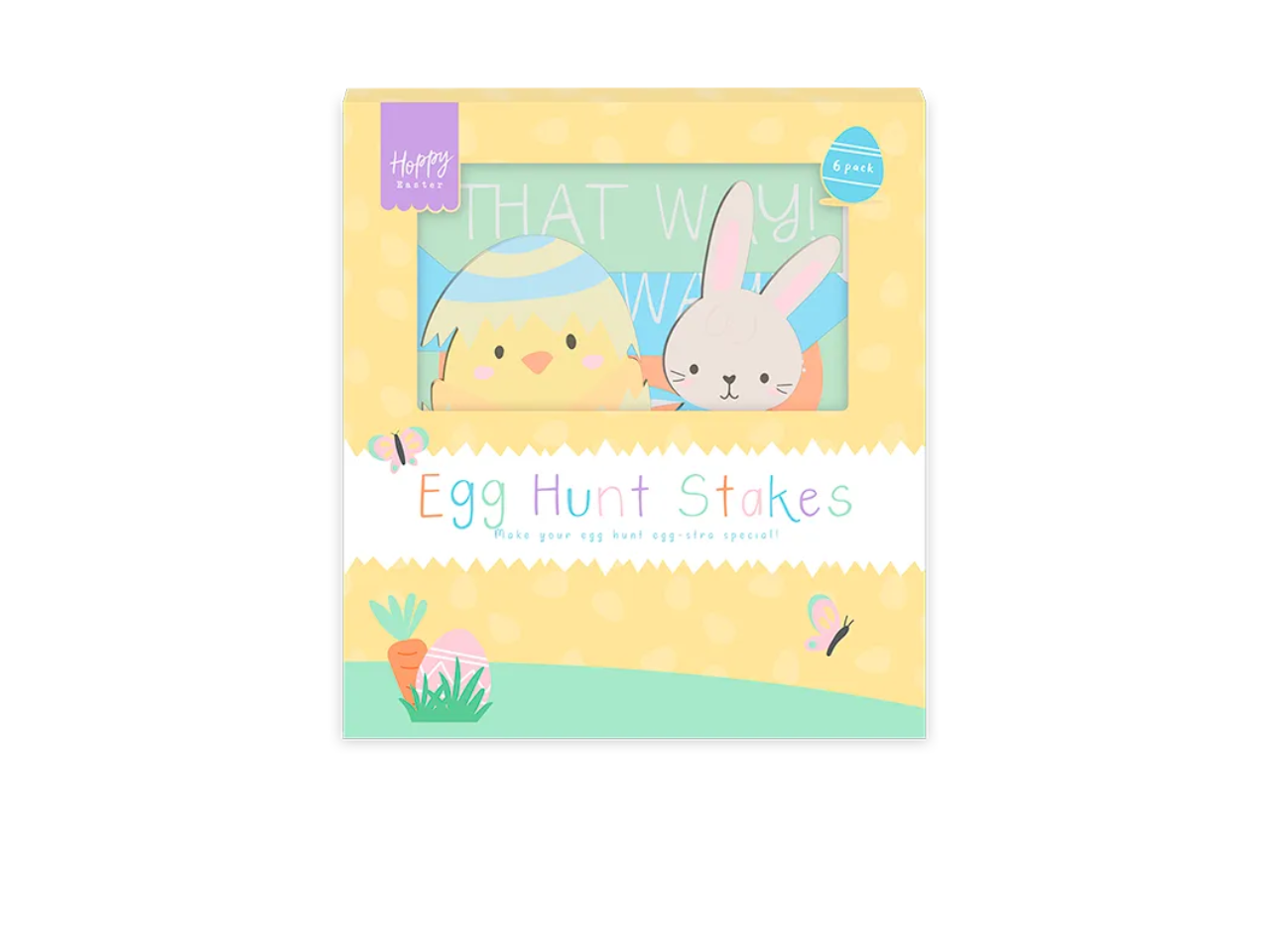Easter Egg Hunt Stakes | Pack of 6
