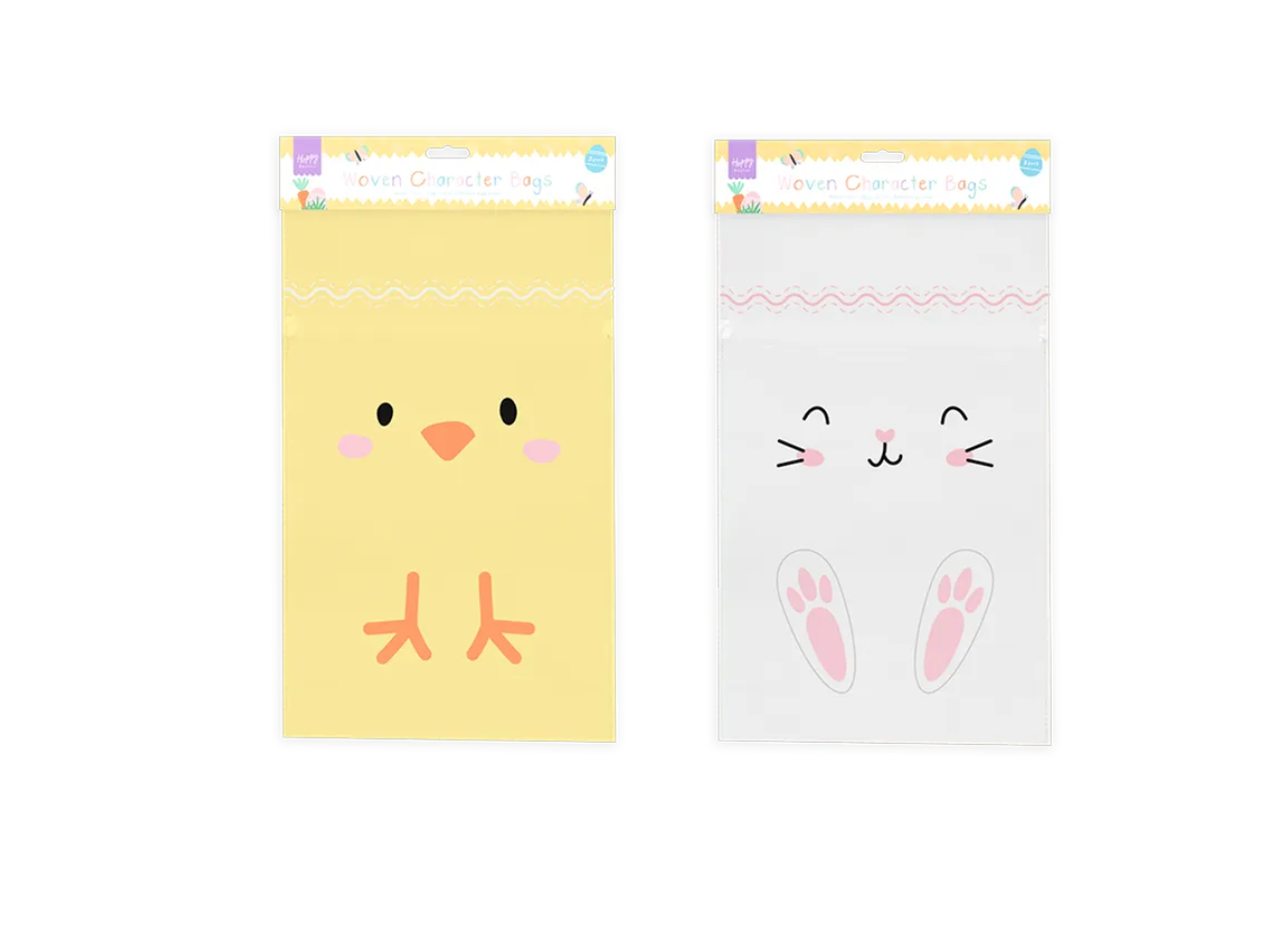 Easter Woven Character Bags | Pack of 3
