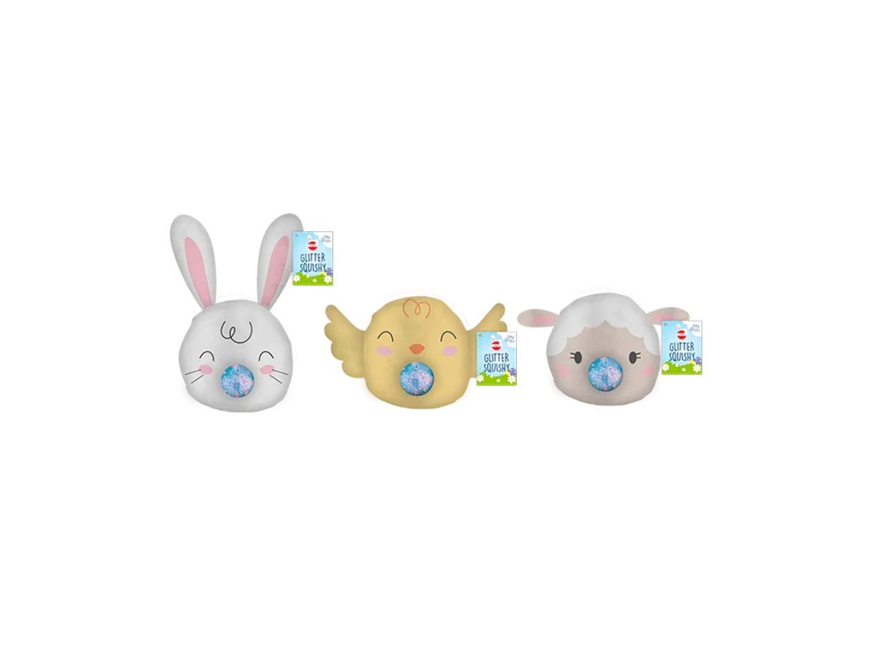 Easter Plush Glitter Squishies