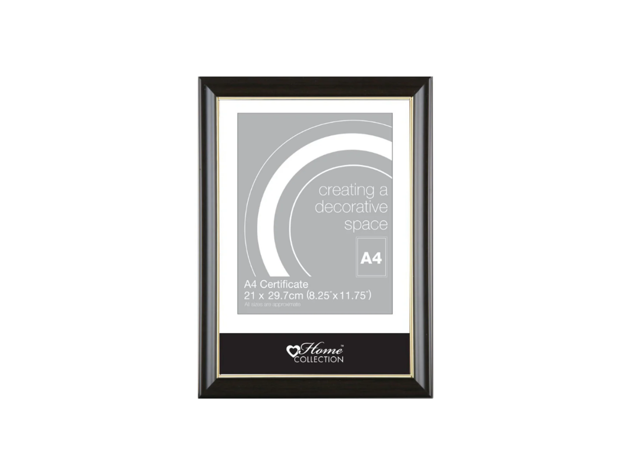 A4 Dark Brown Certificate Photo