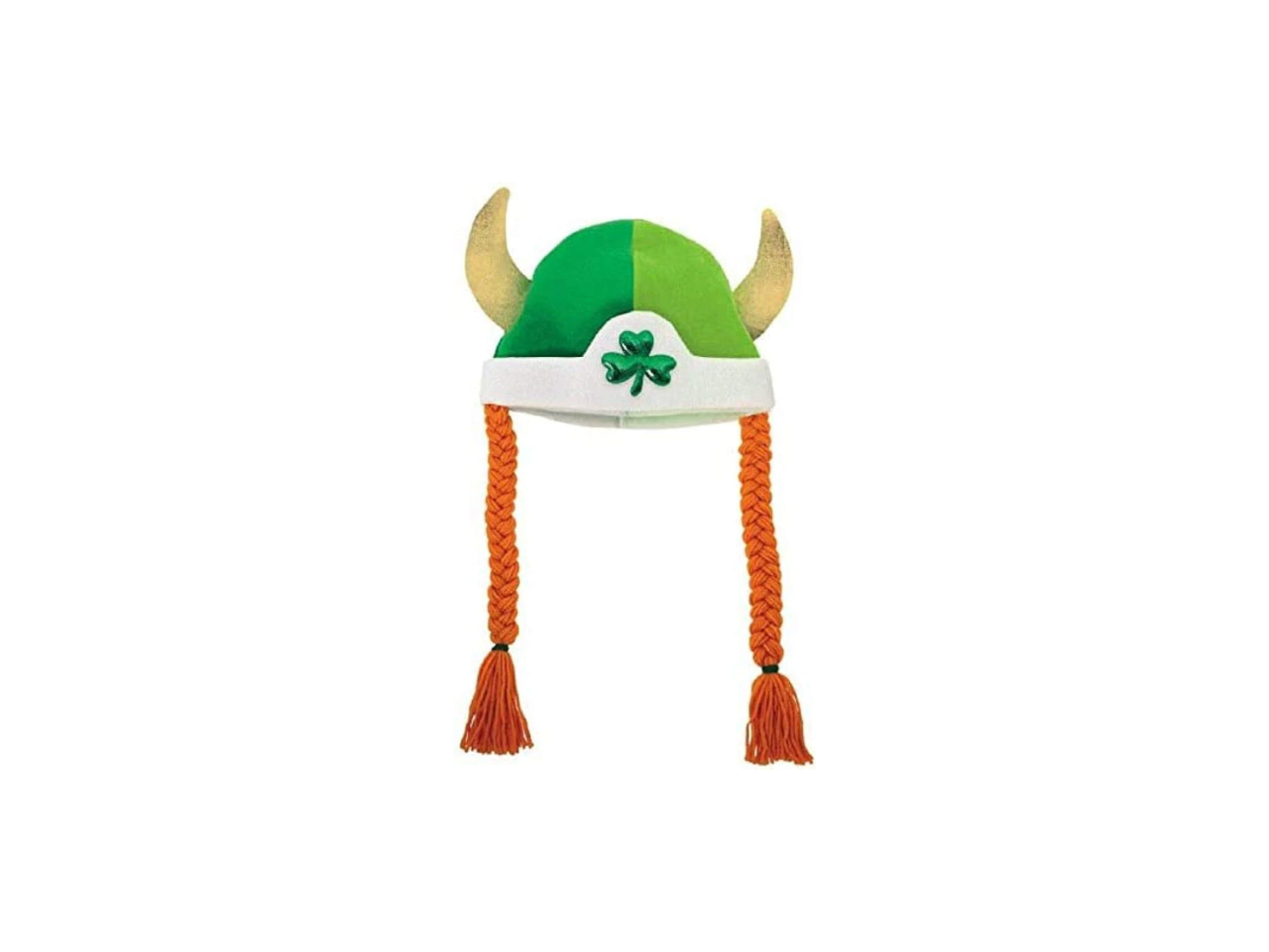 St Patrick's Viking Hat with Braids
