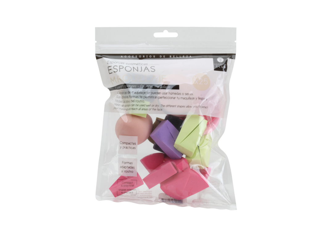 25 Makeup Sponges Set