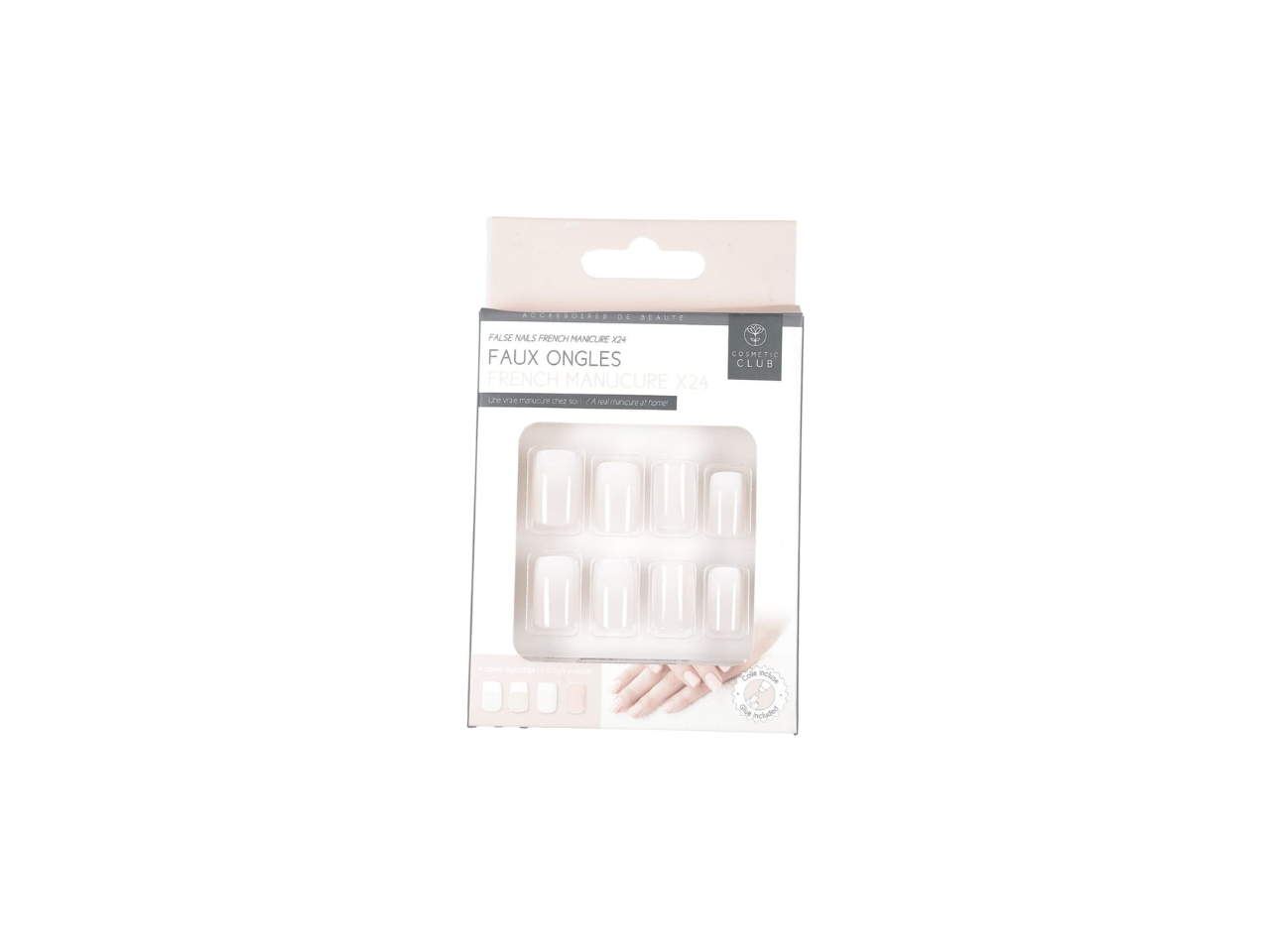 French Manicure Press-on Nails | 24Pcs