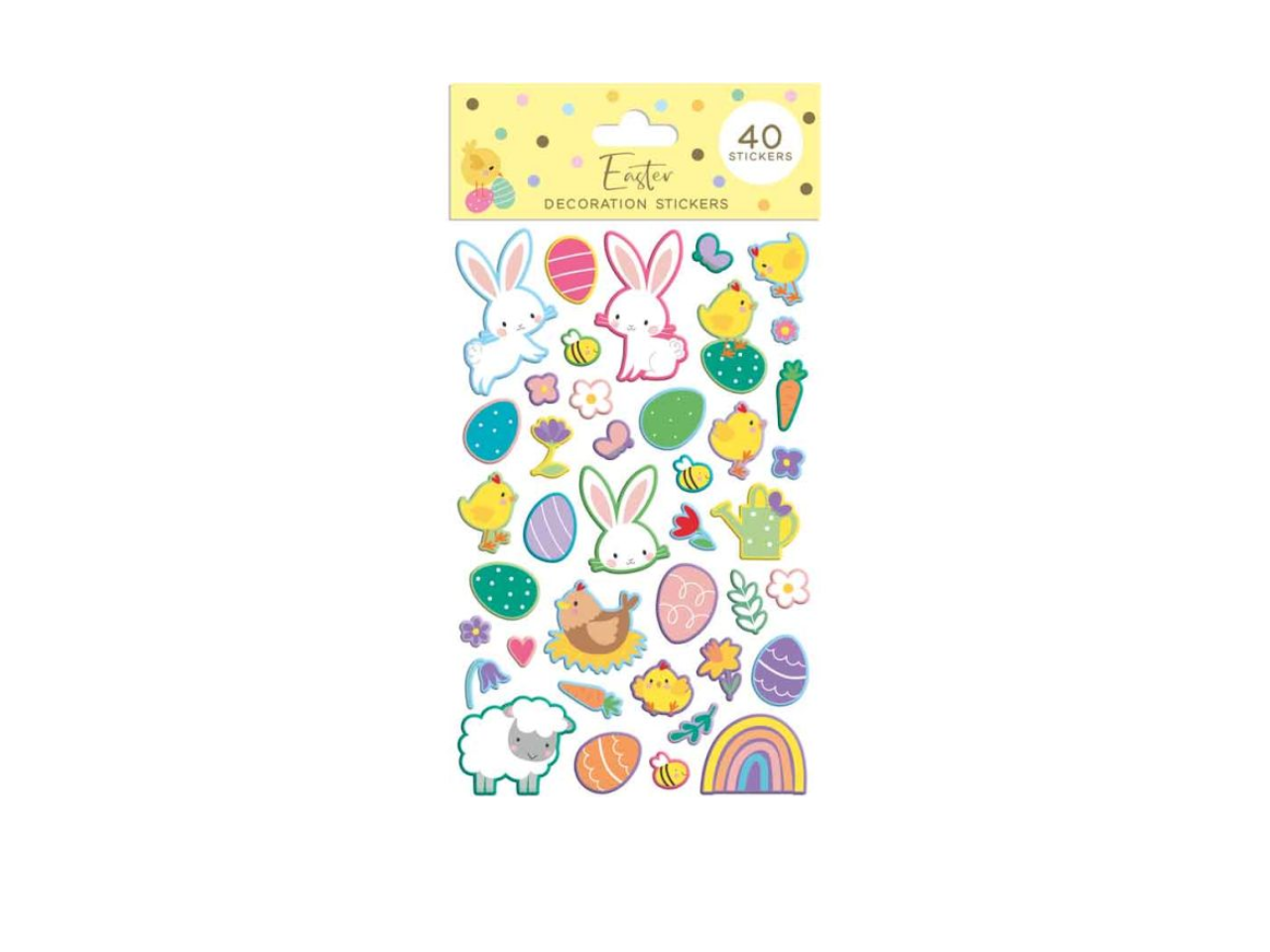 Easter Decoration  Stickers  Pack of 40
