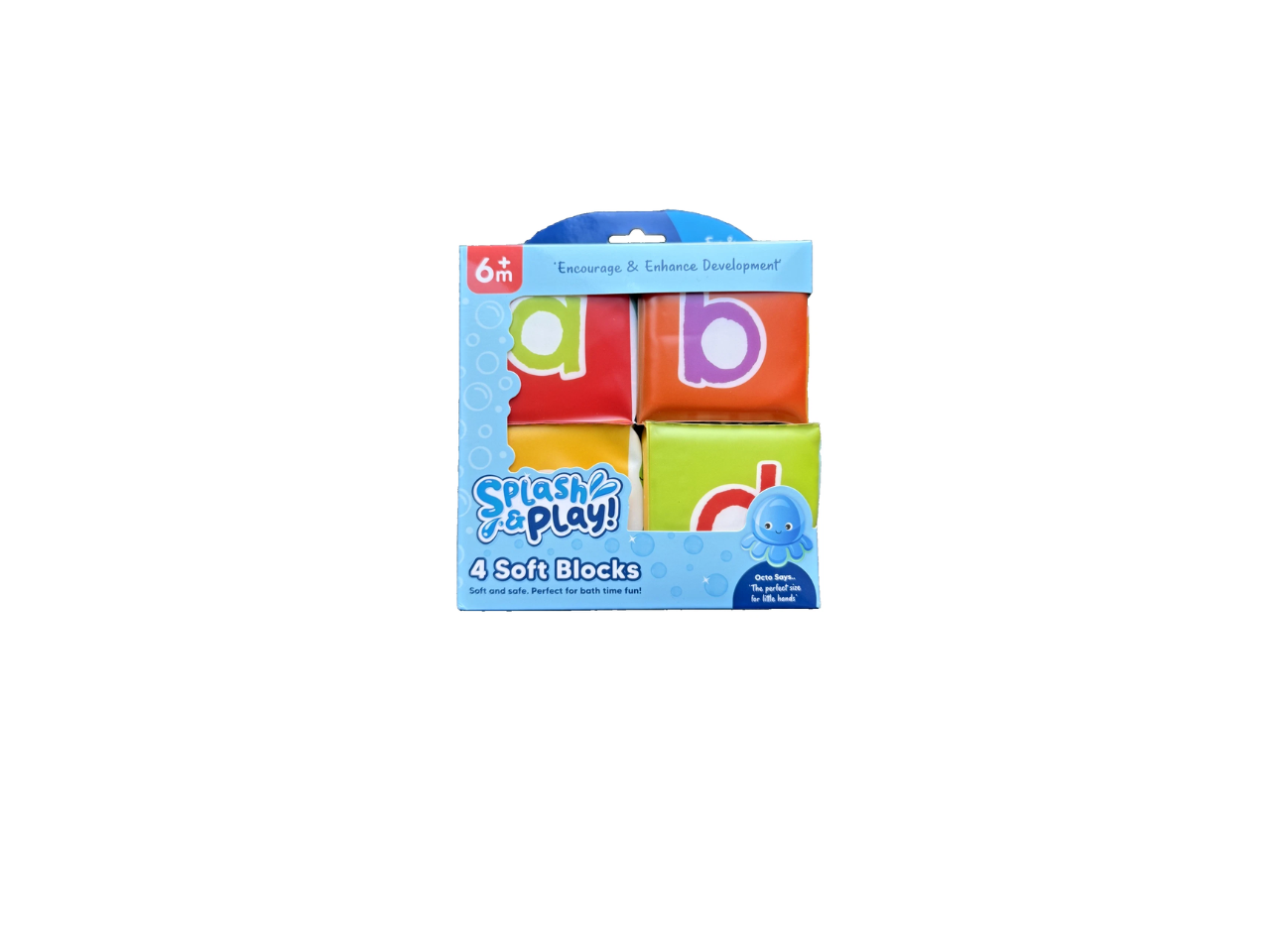 Splash & Play 4 Soft Blocks Bath Toy