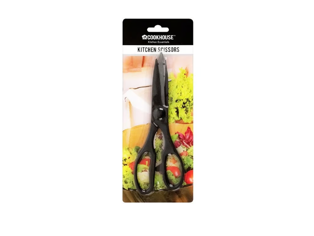 Stainless Steel Kitchen Scissors Black | 22CM