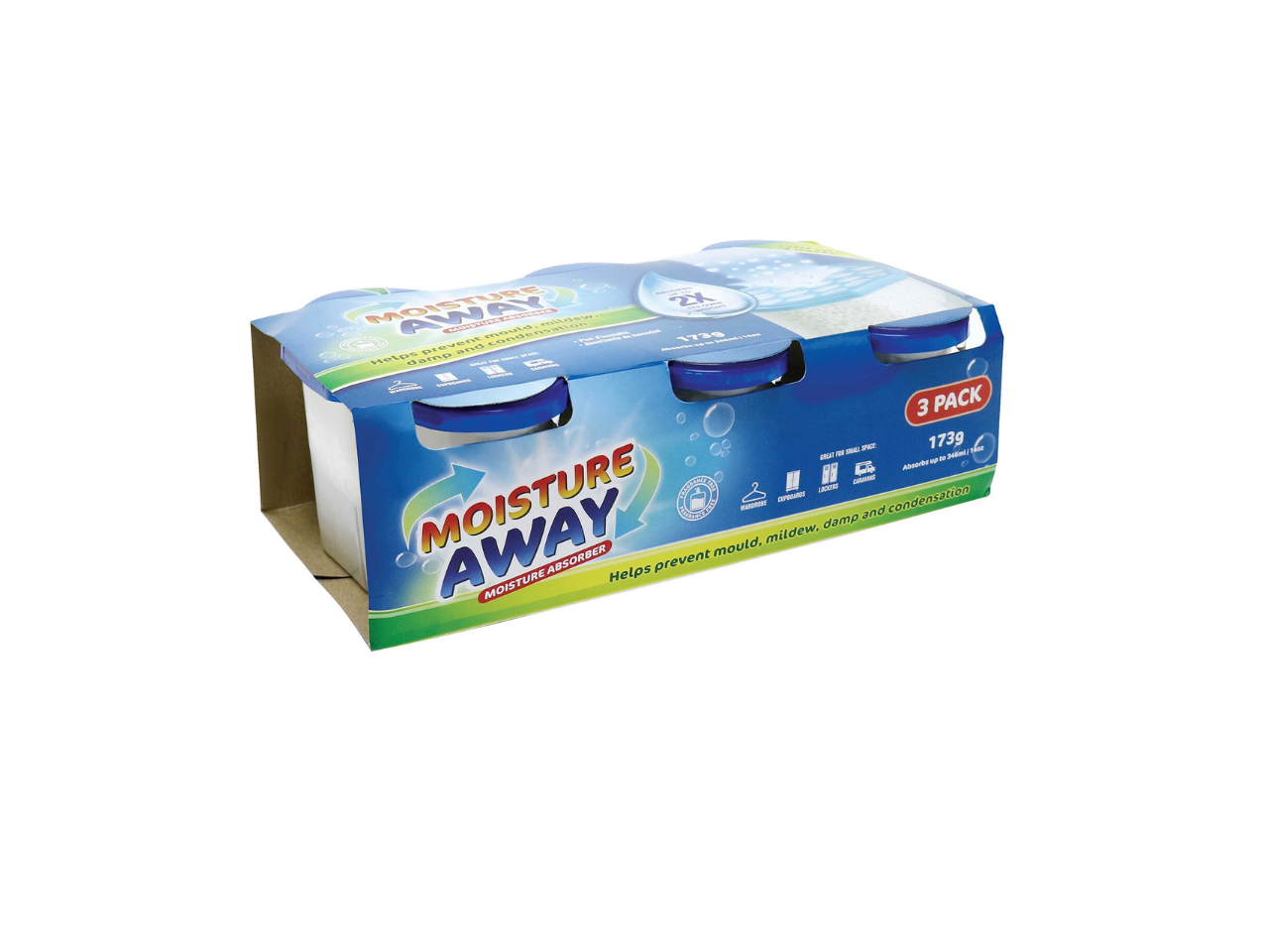 Dehumidifier |  3 Pack Moisture Away
