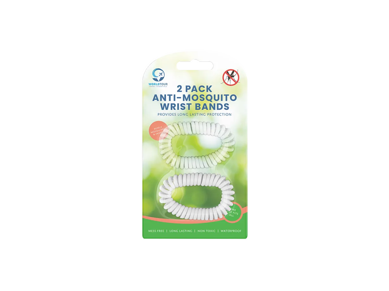 2-Pack Citronella Aroma Bands