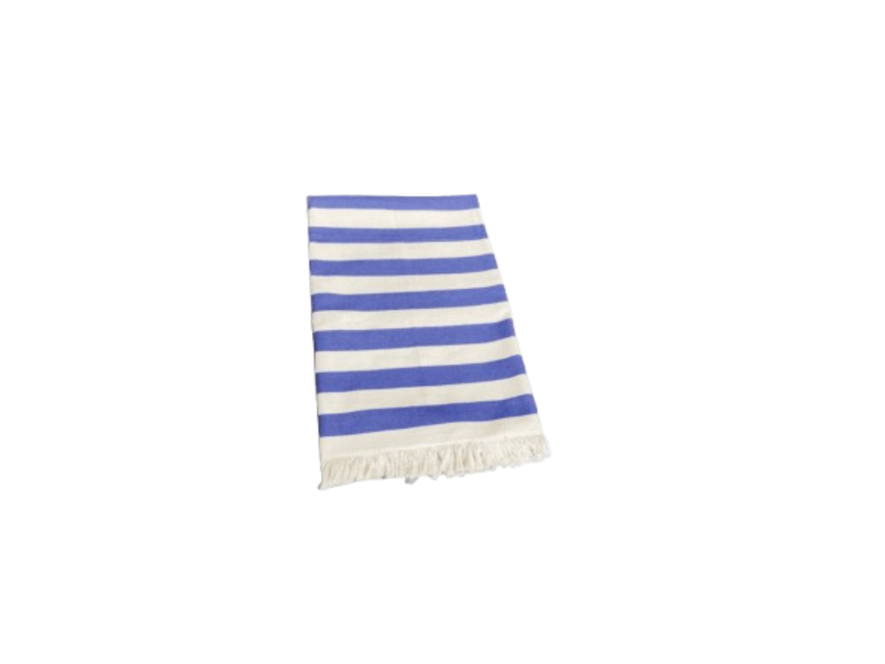 Striped Beach Towel With Tassels